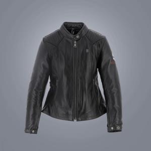 Helstons Emilia Leather Rag Black Jacket