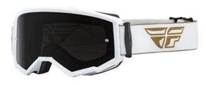 FLY Racing Zone Goggle White/Gold (Smoke