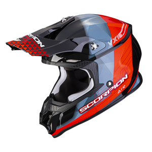 Scorpion Vx-16 Evo Air Gem Black-Red Offroad Helmet