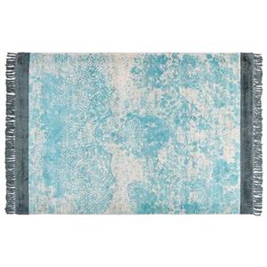 Beliani AKARSU Vloerkleed blauw 160x230