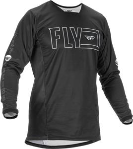FLY Racing Kinetic Fuel Jersey Black White