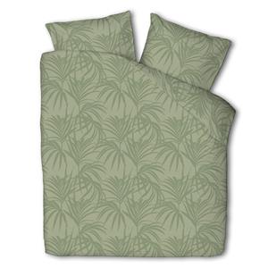 Fresh & Co Dekbedovertrek Mink Palms - Jade 2-persoons (200 x 220 cm + 2 kussenslopen) Dekbedovertrek
