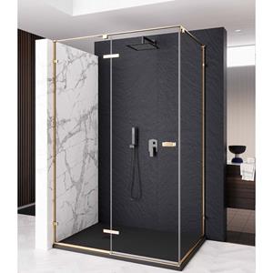 Lacus Zijwand  S. Pietro 80x200 cm Aluminium Profiel Goud 