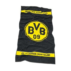 Club Licensed Borussia Dortmund Handdoek - Zwart/Geel (70 x 140cm)