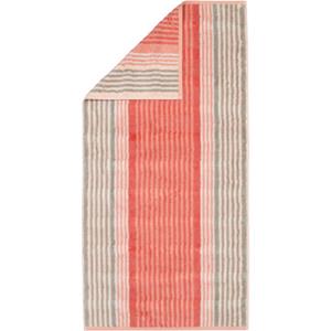 Cawö Handtücher Noblesse Harmony Streifen 1085 - Farbe: koralle - 27 Gästetuch 30x50 cm