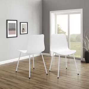 Inosign Esszimmerstuhl Esrange, 2 St., im 2er Set erhältlich, mit Sitzschale aus Kunststoff, Sitzhöhe 45 cm