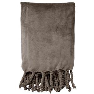 Dutch Decor  FLORIJN - Plaid van fleece 150x200 cm Driftwood - taupe