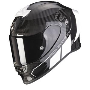 Scorpion Exo-R1 Evo Carbon Air Corpus Ii Black-White Full Face Helmet 