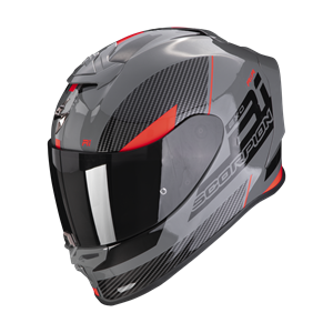 Scorpion Exo-R1 Evo Air Final Grey-Black-Red Full Face Helmet