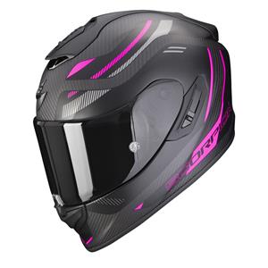 Scorpion Exo-1400 Evo Carbon Air Kydra Matt Black-Pink Full Face Helmet 