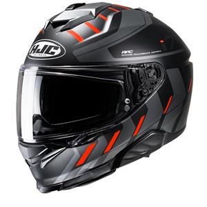 Hjc I71 Simo Black Orange Mc6Hsf Full Face Helmet