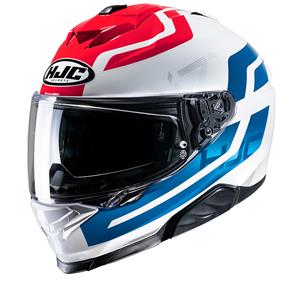 Hjc I71 Enta White Blue Mc21 Full Face Helmet