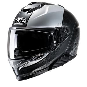 Hjc I71 Sera White Grey Mc5 Full Face Helmet