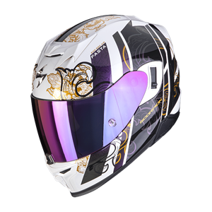 Scorpion Exo-520 Evo Air Fasta White Chameleon Full Face Helmet