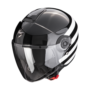 Scorpion Exo-City II Bee Black-White Jet helmet