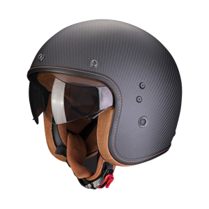 Scorpion Belfast Carbon Evo Matt Black Jet Helmet