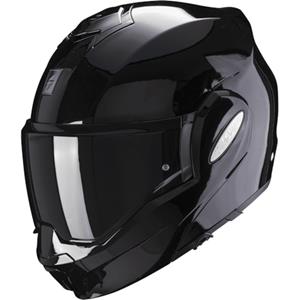 Scorpion Exo-Tech Evo Solid Black Modular Helmet 