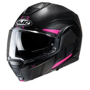 Hjc I100 Beis Black Pink Mc8Sf Modular Helmet