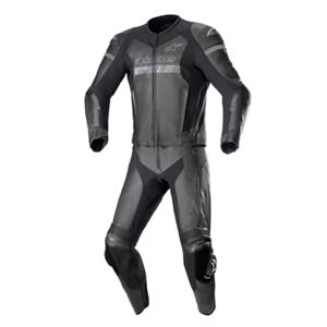 Alpinestars Gp Force Chaser Leather Suit 2 Pc Black Black Größe