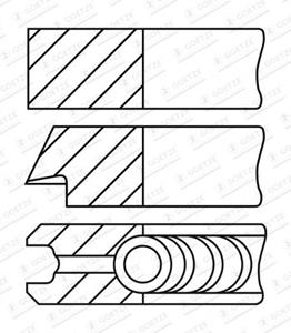 Goetze Engine Kolbenringsatz  08-452700-00