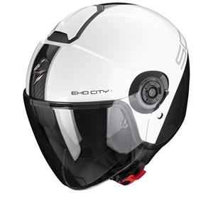 Scorpion Exo-City Ii Carbo White-Black Jet Helmet