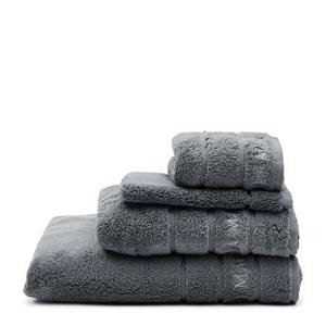 Rivièra Maison Handtuch RM Hotel Guest Towel anthracite 100x50, Handtuch, Baumwolle