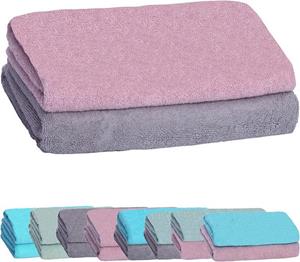 Livessa Handtücher »Badetücher im Set und als Serie« (2-St), Badetücher Set, Bade-Handtuchset 100% Baumwolle