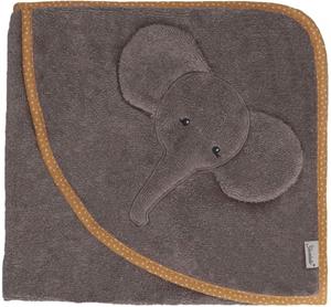 Sterntaler Kapuzenhandtuch »Motiv-Kapuzenbadetuch Elefant Eddy, 80x80cm« (1-St), nachhaltig aus Bio-Baumwolle