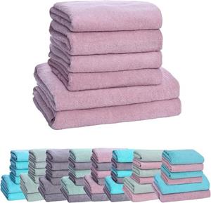 Livessa Handtücher »Badetücher im Set und als Serie« (5-St), Badetücher Set, Bade-Handtuchset 100% Baumwolle