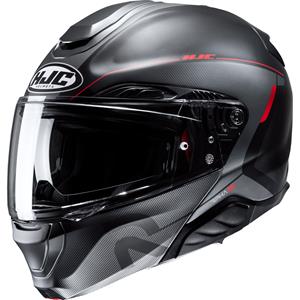 Hjc RPHA 91 Combust Black Red MC1SF Modular Helmet