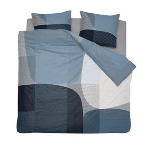 Damai Moore - Dekbedovertrek - Satijn - 260x200/220 cm - Midnight Blue