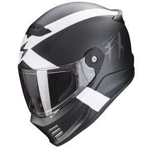 Scorpion Covert Fx Gallus Matt Black-White Full Face Helmet