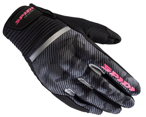 Spidi Flash CE Lady Black Camouflage Motorcycle Gloves 