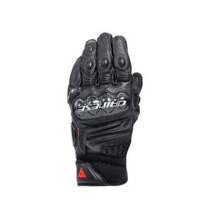 Dainese Carbon 4 Short Leather Gloves Black Black