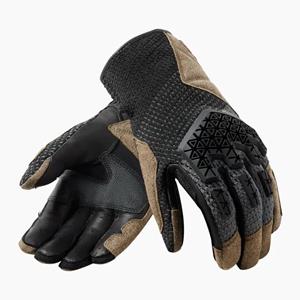 REV'IT! Offtrack 2 gloves, Motorhandschoenen zomer, Zwart Bruin