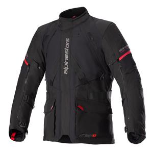 ALPINESTARS Monteira Drystar XF Jacket, Textiel motorjas heren, Zwart-Helder Rood