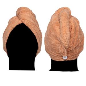 Cosey Turban-Handtuch »Mikrofaser Turban-Handtuch - Flauschiges Fleece Kopf-Handtuch«, (1-St), 400 g/m²