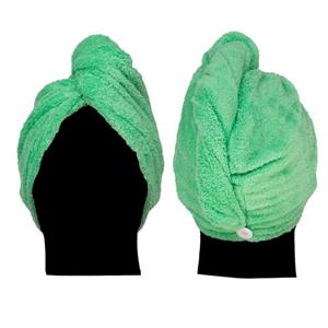 Cosey Turban-Handtuch »Mikrofaser Turban-Handtuch - Flauschiges Fleece Kopf-Handtuch«, (1-St), 400 g/m²
