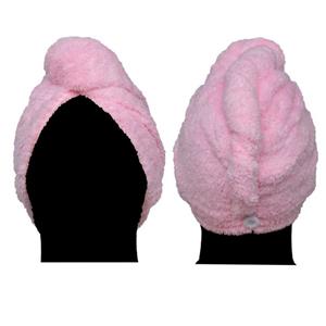 Cosey Turban-Handtuch »Mikrofaser Turban-Handtuch - Flauschiges Fleece Kopf-Handtuch«, (2-St), 400 g/m²