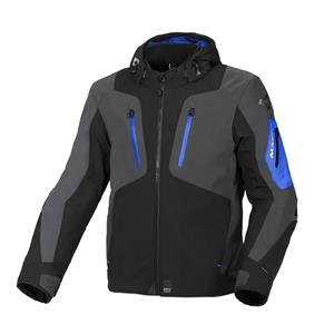 Macna Angle Black Blue Jackets Textile Waterproof