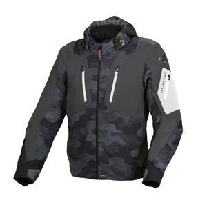 Macna Angle Black Grey Jackets Textile Waterproof