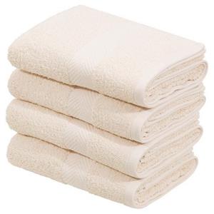 Home affaire Handtücher »Eva«, Walkfrottee (4-St), Premium-Qualität, Handtuchset aus 100 % Baumwolle