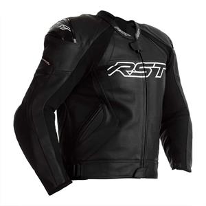 RST Tractech Evo 4 Ce Mens Leather Jacket Black Black