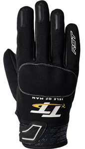 RST Iom TT Team Evo Ce Mens Glove Black White