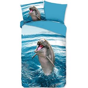 Good Morning Kinderdekbedovertrek Dolfijn Flipper