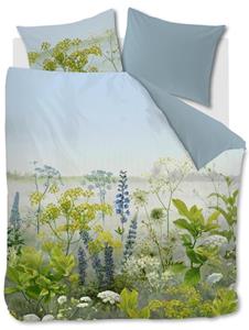 Beddinghouse Dekbedovertrek Wildflowers Blauw Grijs-2-persoons (200 x 200/220 cm)