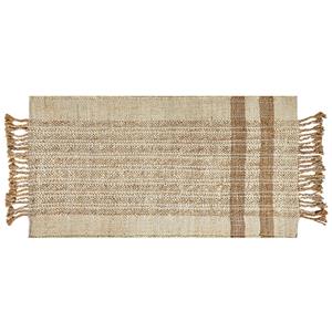 Beliani ORTAOBA Vloerkleed Beige 80x150