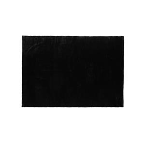 Hioshop Nina vloerkleed 300x200 cm polyester zwart.