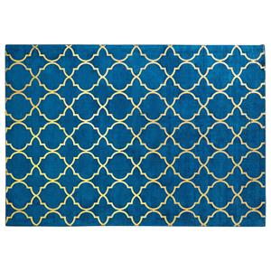 Beliani YELKI Vloerkleed Blauw 160x230