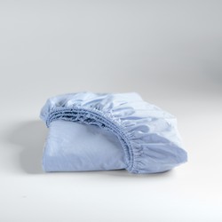 Cinderella Sundays - Hoeslaken (tot 25 cm) atijn - 100x210 cm oft Blue